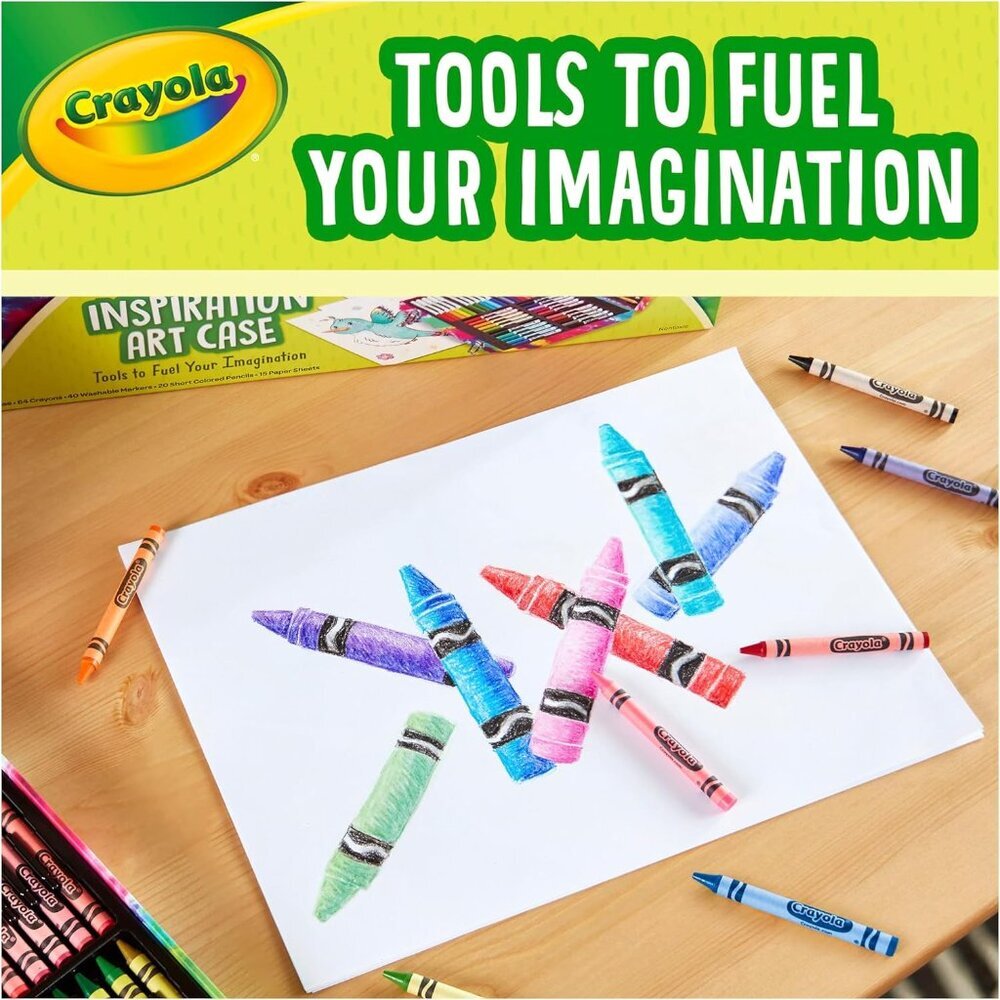 Inspiration Art Case Coloring Set - Tie-Dye 140ct, Art Supplies Set For Kids, Tr - Picture 10 of 11